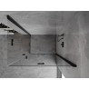 Mexen Mist-F Duo cabine de douche pliante droite 90 x 100 cm, transparent, noir - 8A6-090L-100P-70-00