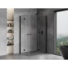 Mexen Mist-F Duo cabine de douche pliable côté droit 105 x 110 cm, transparent, noir - 8A6-105L-110P-70-00