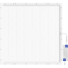 Mexen Brill+ panneau de plafond LED encastré 60 x 60 cm, 48W, Froid - 6500K, 5280 lm, blanc - L201-060-060-4865-20