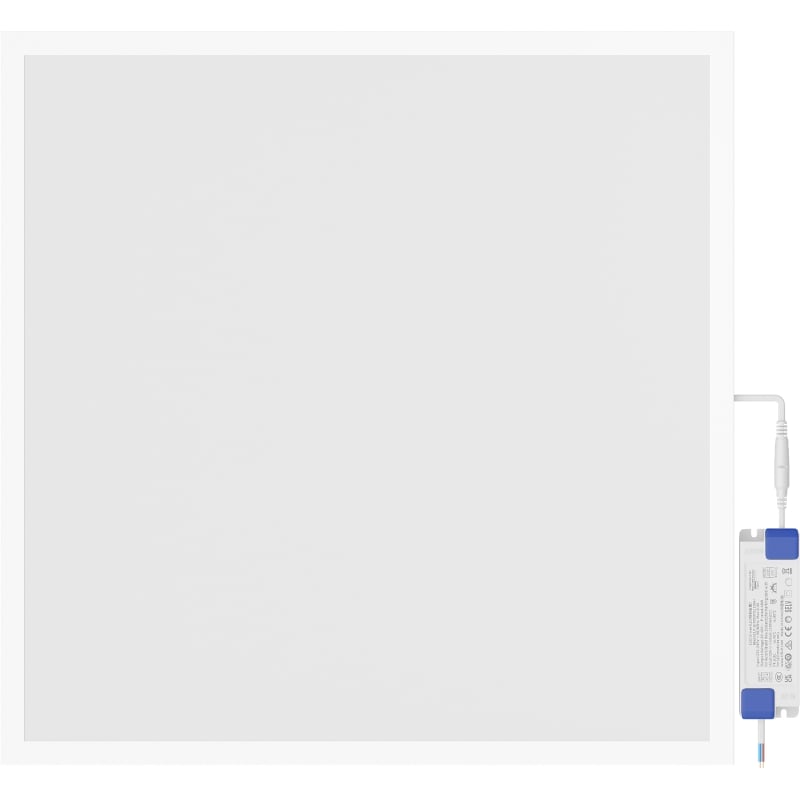 Mexen Brill+ panneau de plafond LED encastré 60 x 60 cm, 48W, Froid - 6500K, 5280 lm, blanc - L201-060-060-4865-20