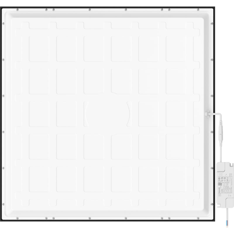 Mexen Brill-S panneau LED encastré au plafond 60 x 60 cm, 36W, Neutre - 4000K, 3960 lm, noir - L202-060-060-3640-70