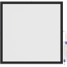 Mexen Brill-S Panneau LED de plafond monté en surface 60 x 60 cm, 40W, Neutre - 4000K, 3600 lm, noir - L205-060-060-4040-70
