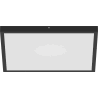 Mexen Brill-S panneau de plafond LED en surface 60 x 60 cm, 48W, Neutre - 4000K, 4800 lm, noir - L206-060-060-4840-70
