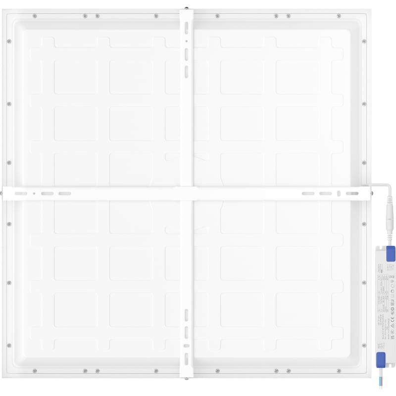 Mexen Brill-S panneau de plafond LED en saillie 60 x 60 cm, 36W, Neutre - 4000K, 4320 lm, blanc - L207-060-060-3640-20