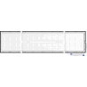 Mexen Brill-S panneau LED de plafond en saillie 120 x 30 cm, 36W, Neutre - 4000K, 3960 lm, noir - L207-120-030-3640-70