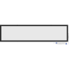 Mexen Brill-S panneau LED de plafond en saillie 120 x 30 cm, 36W, Neutre - 4000K, 3960 lm, noir - L207-120-030-3640-70