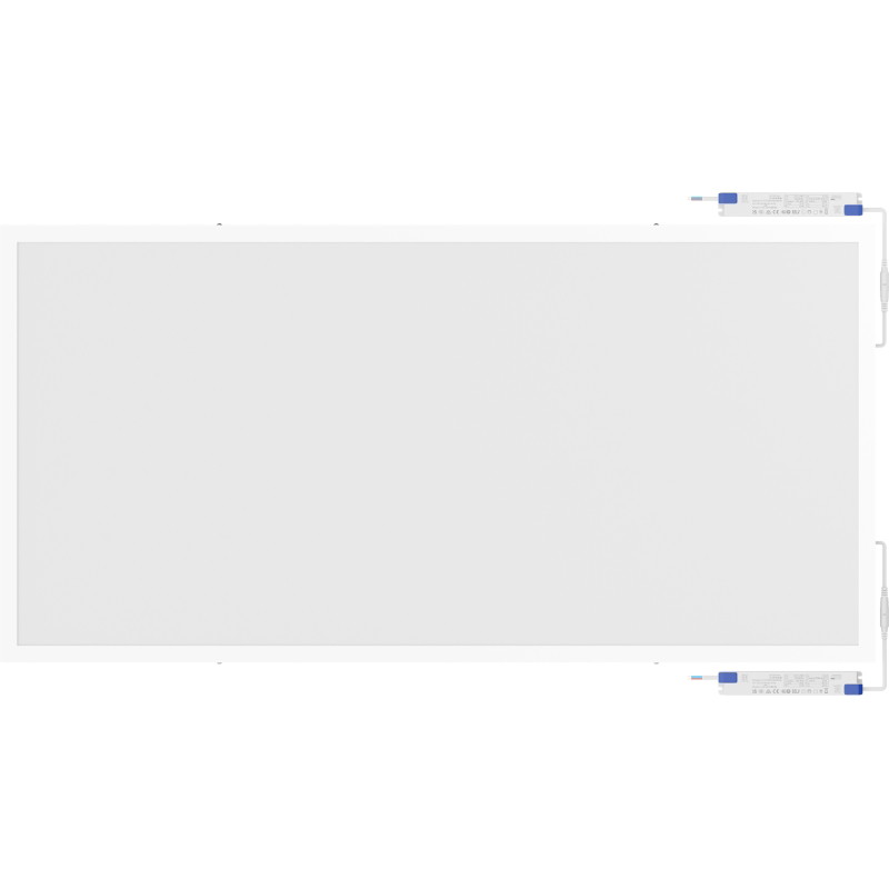 Mexen Brill-S panneau de plafond LED en saillie 120 x 60 cm, 60W, Neutre - 4000K, 7200 lm, blanc - L207-120-060-6040-20