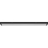 Mexen Brill-S panneau de plafond LED en surface 120 x 60 cm, 60W, Neutre - 4000K, 6600 lm, noir - L207-120-060-6040-70