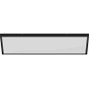 Mexen Brill-S panneau de plafond LED en surface 120 x 60 cm, 60W, Neutre - 4000K, 6600 lm, noir - L207-120-060-6040-70