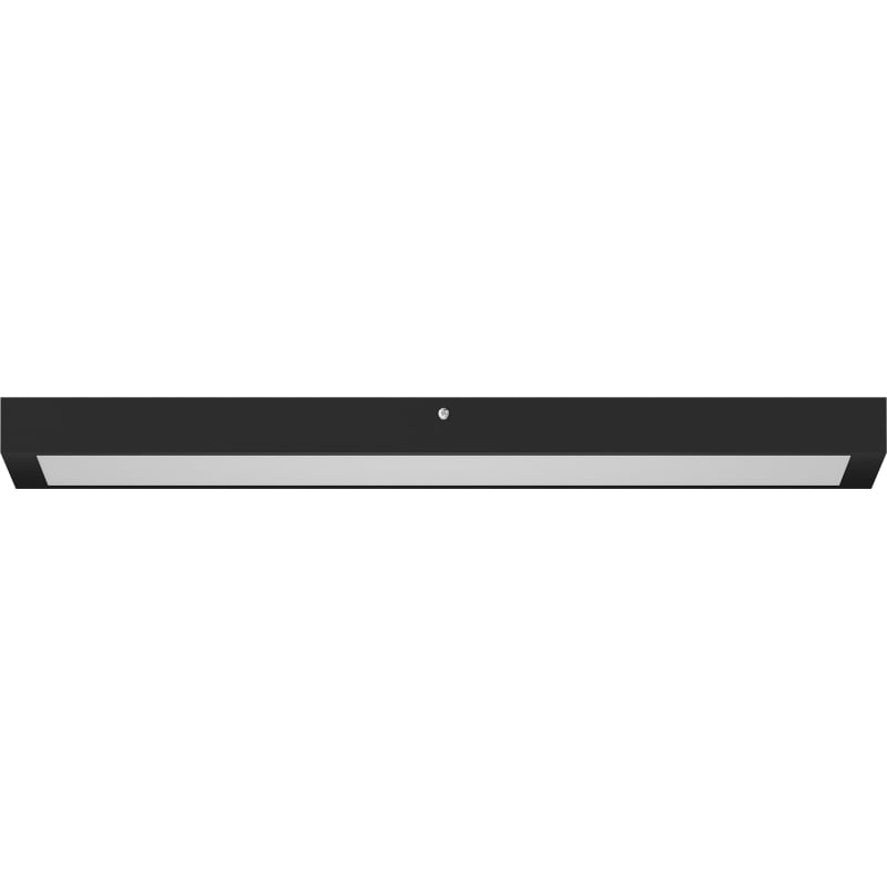 Mexen Brill-S panneau de plafond LED en saillie 60 x 30 cm, 24W, Neutre - 4000K, 2640 lm, noir - L207-060-030-2440-70