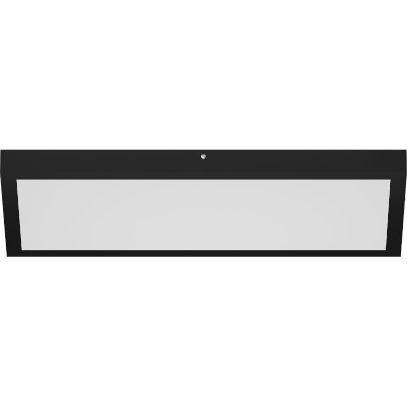 Mexen Brill-S panneau de plafond LED en saillie 60 x 30 cm, 24W, Neutre - 4000K, 2640 lm, noir - L207-060-030-2440-70