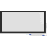 Mexen Brill-S panneau de plafond LED en saillie 60 x 30 cm, 24W, Neutre - 4000K, 2640 lm, noir - L207-060-030-2440-70