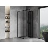 Mexen Mist-F cabine de douche pliante droite 80 x 80 cm, cadre noir, noir - 8A6T-080-080-70-70-P