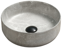 Mexen Felicia lavabo sur plan 39 x 39 cm, pierre grise - 21363962