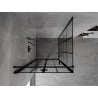 Mexen Mist-F cabine de douche pliante gauche 110 x 110 cm, grille noire, noire - 8A6T-110-110-70-77-L