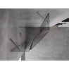 Mexen Mist cabine de douche pentagonale pivotante 100 x 100 cm, transparent, chromé - 8A8-100-100-01-00