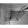 Mexen Mist cabine de douche pentagonale asymétrique pivotante 90 x 80 cm, transparent, chrome - 8A8-090-080-01-00