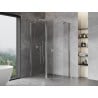 Mexen Mist cabine de douche pentagonale asymétrique pivotante 100 x 90 cm, transparent, chrome - 8A8-100-090-01-00