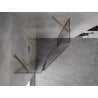 Mexen Mist cabine de douche pentagonale pivotante 80 x 80 cm, transparent, or - 8A8-080-080-50-00