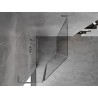 Mexen Mist L cabine de douche pentagonale asymétrique pivotante 80 x 100 cm, transparent, chrome - 8A8L-080-100-01-00