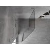Mexen Mist L cabine de douche pentagonale asymétrique pivotante 90 x 100 cm, transparent, chromé - 8A8L-090-100-01-00