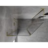 Mexen Mist L cabine de douche pentagonale asymétrique pivotante 90 x 80 cm, transparent, or - 8A8L-090-080-50-00