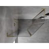 Mexen Mist L cabine de douche pentagonale asymétrique pivotante 100 x 90 cm, transparent, doré - 8A8L-100-090-50-00