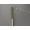 Mexen bande murale pour paroi de douche 8 mm, dorée - 800-00-50