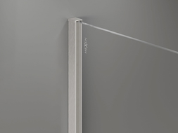 Mexen profil mural pour paroi de douche 8 mm, nickel brossé - 800-00-97