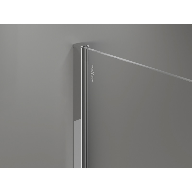 Mexen liste de rive pour paroi de douche 10 mm, chrome - 800-00-01-X