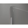 Mexen liste de rive pour paroi de douche 10 mm, chrome - 800-00-01-X