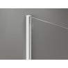 Mexen profil mural pour paroi de douche 10 mm, blanc - 800-00-20-X