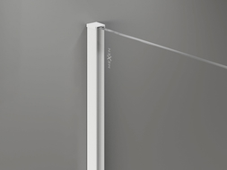 Mexen profil mural pour paroi de douche 10 mm, blanc - 800-00-20-X