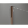 Mexen bande de mur pour paroi de douche 10 mm, or rose - 800-00-60-X