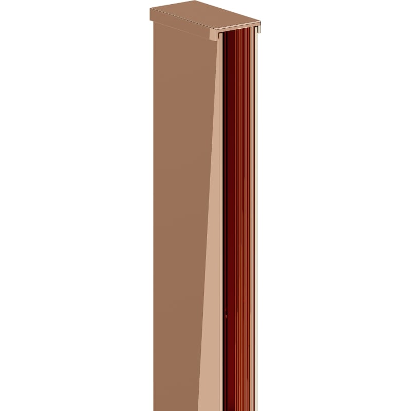 Mexen bande de mur pour paroi de douche 10 mm, or rose - 800-00-60-X