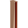 Mexen Uni-I2 profilé mural pour paroi de douche de 10 mm, or rose - 800-00-60-X