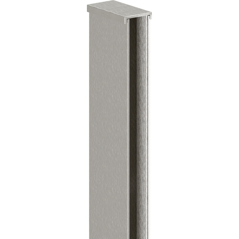 Mexen Uni-I2 profilé mural pour paroi de douche de 10 mm, nickel brossé - 800-00-97-X