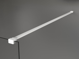 Mexen support droit pour paroi de douche 10 mm, blanc - 830-10-20