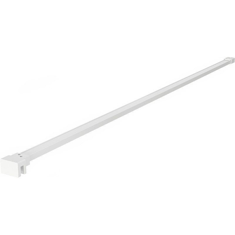Mexen support droit pour paroi de douche 10 mm, blanc - 830-10-20