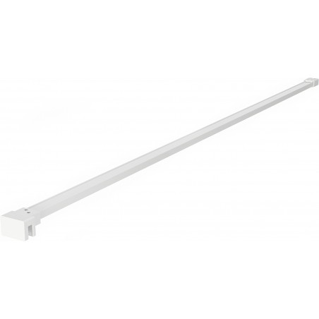 Mexen support droit pour paroi de douche 10 mm, blanc - 830-10-20