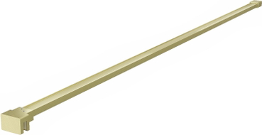 Mexen support droit pour paroi de douche 10 mm, or brossé - 830-10-55