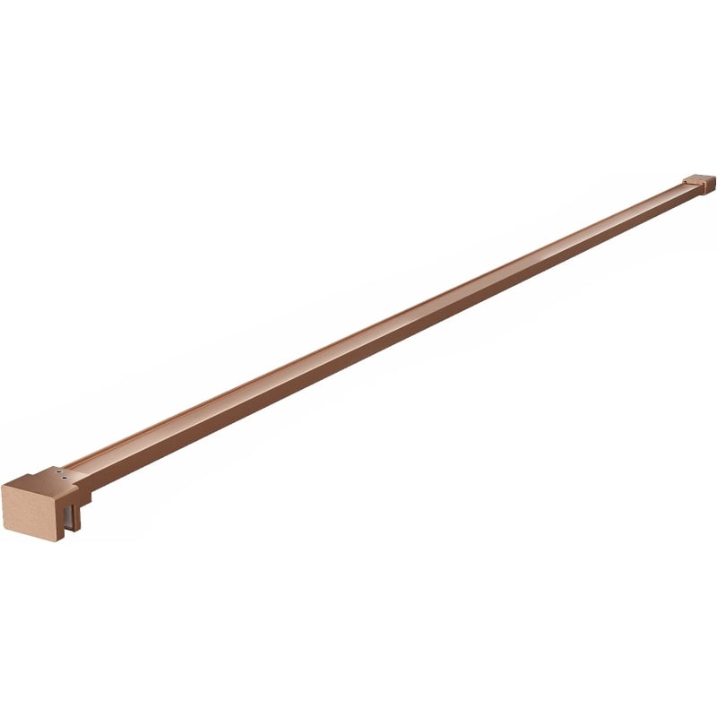 Mexen support droit pour paroi de douche 10 mm, cuivre brossé - 830-10-65