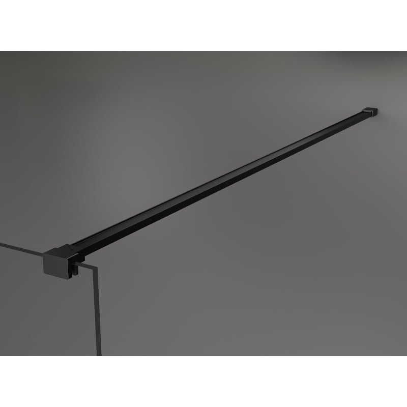Mexen support droit pour paroi de douche 10 mm, noir - 830-10-70