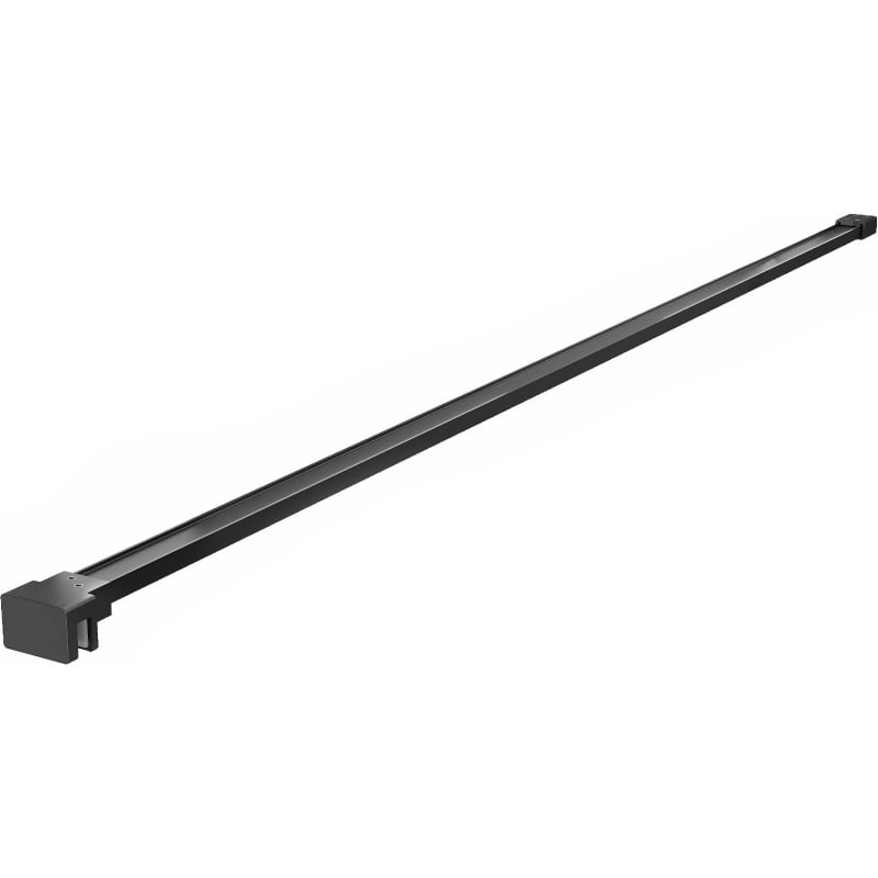 Mexen support droit pour paroi de douche 10 mm, noir - 830-10-70