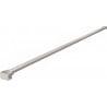 Mexen support droit pour paroi de douche 10 mm, nickel brossé - 830-10-97