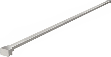 Mexen support droit pour paroi de douche 10 mm, nickel brossé - 830-10-97