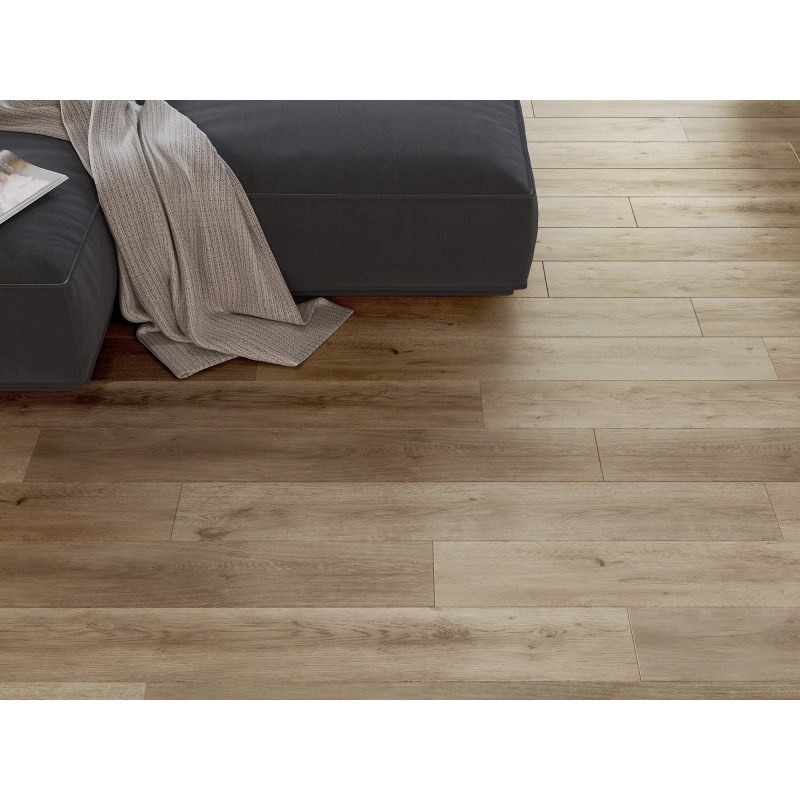 Mexen Spirit Lake échantillon de panneaux vinyles LVT Dryback 2,5 mm, sous-couche en PVC, 4 V-Joint, Chêne - F1301-S