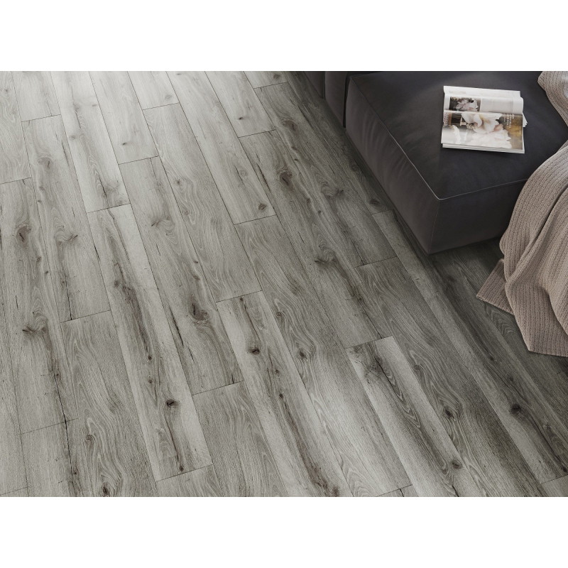 Mexen Ontario échantillon de panneau vinyle LVT Dryback 2,5 mm, sous-couche PVC, 4 V-Fuge, Chêne - F1303-S