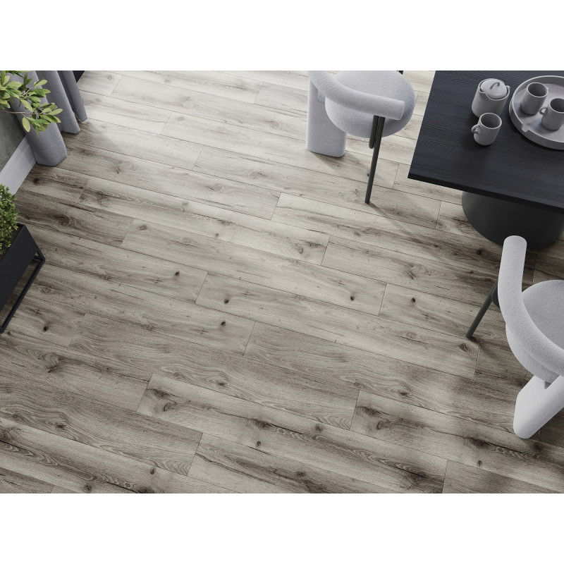 Mexen Ontario échantillon de panneau vinyle LVT Dryback 2,5 mm, sous-couche PVC, 4 V-Fuge, Chêne - F1303-S