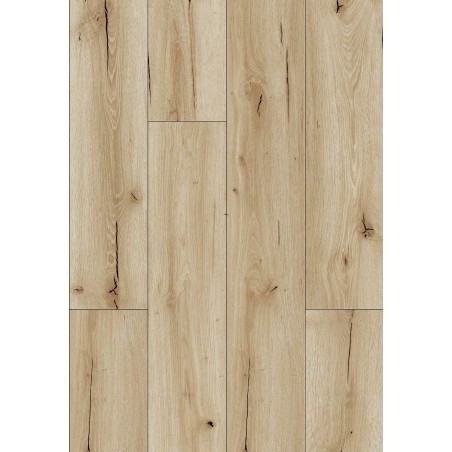 Mexen Sun Valley échantillon de panneaux vinyles LVT Dryback 2,5 mm, sous-couche PVC, 4 chanfreins en V, Chêne - F1306-S
